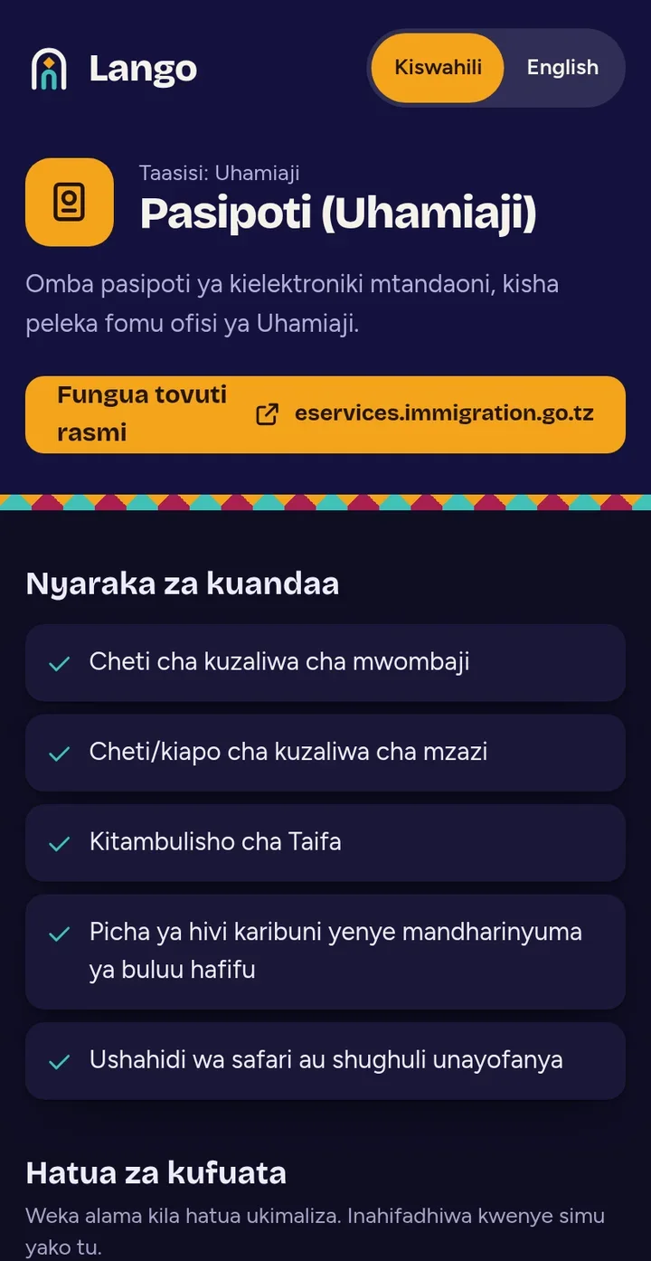 Lango skrini 2